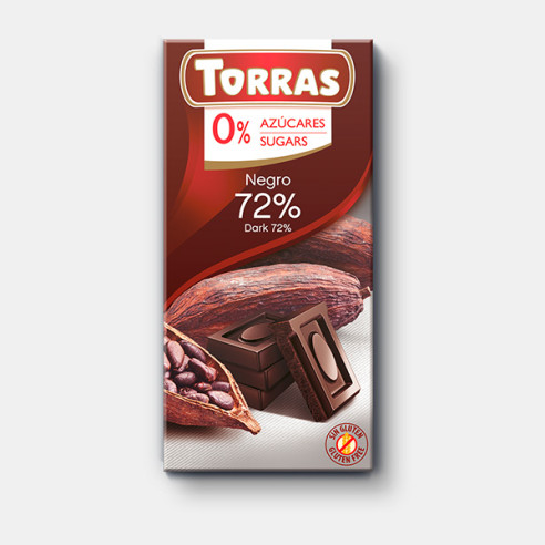 Tablette de Chocolat Sans Sucre / 75g