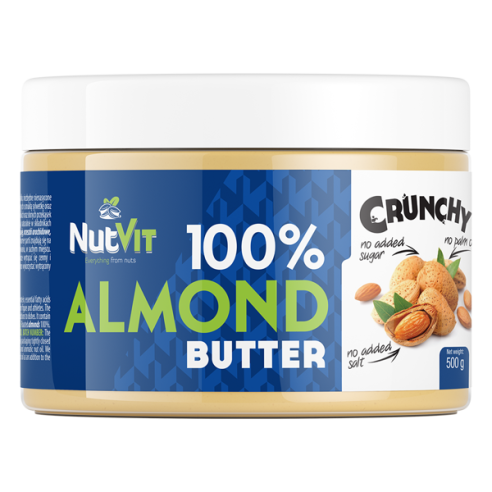 100% Almond Butter Crunchy / 500g