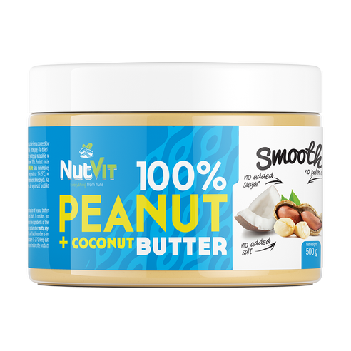 100% Peanut + Coconut Butter / 500g