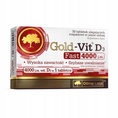 Gold-Vit D3 + K2 Fast 4000IU / 30 caps