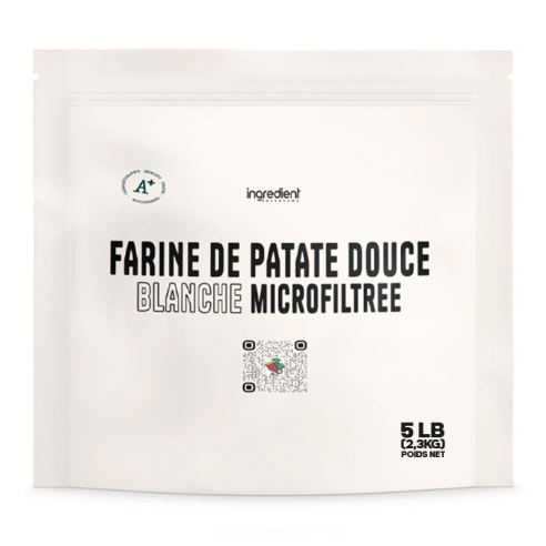 Farine de Patate Douce Blanche Microfiltrée  / 2.3kg